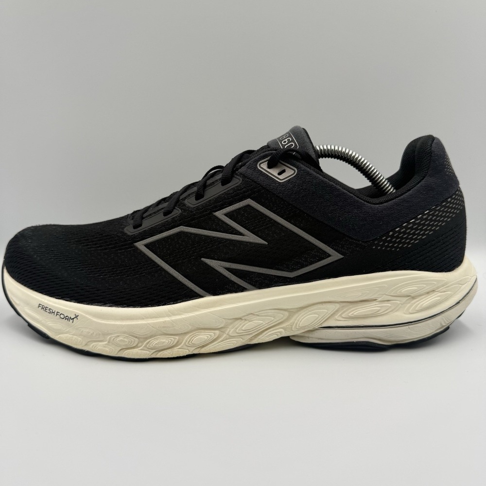 New Balance Fresh Foam X 860v14 Men's Size 12 Black White Running Shoes Sneakers - Picture 3 of 9